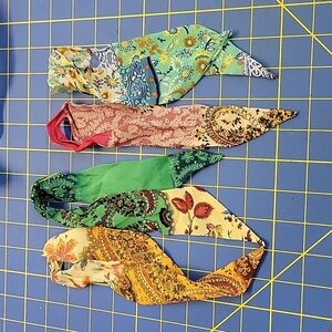 17.5" Wrist Twilly Neck Head Purse Scarf - 4 Beautiful Choices to Choose